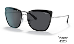 VOGUE DAMA-VO4223-SOL-PLATA NEGROS