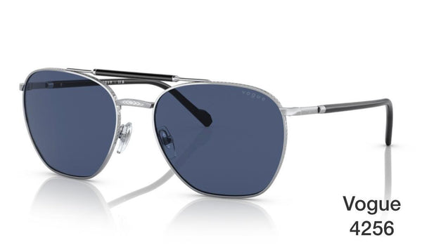 VOGUE VO4256-57-SOL-323-PLATA-NEGROS