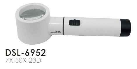 LUPA DE SOPORTE CON ILUMINACIÓN 7X 50X 23D-DSL6952