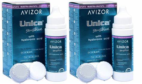 UNICA SENSITIVE CON ÁCIDO HIALURÓNICO LENTES DE CONTACTO BLANDOS AVIZOR